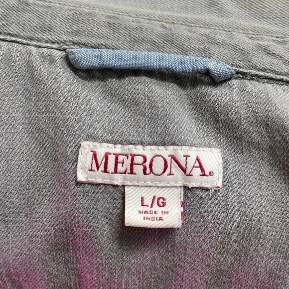 Grey Denim Shirt/Jacket - Picture 6 of 7